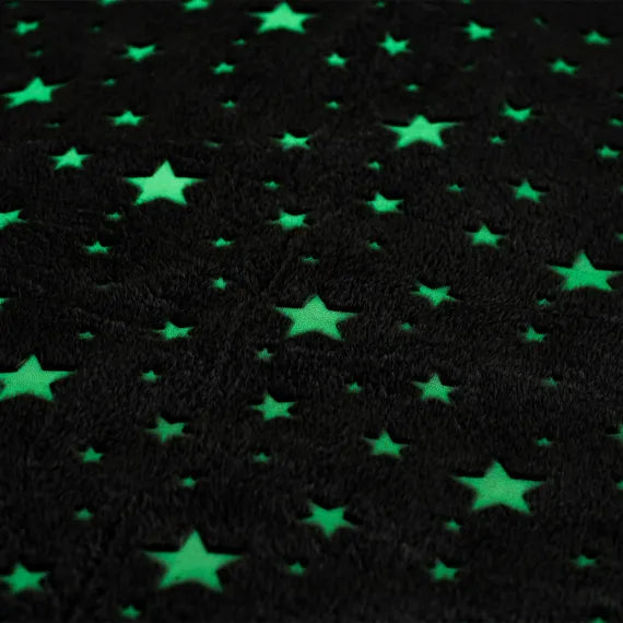 Pătura Soft Dreams Stars luminoasă, 100 x 150 cm - MagiaBradului