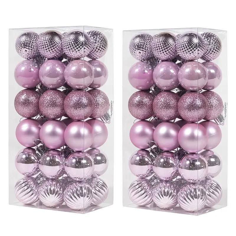 Set 36 globuri de Craciun pentru brad