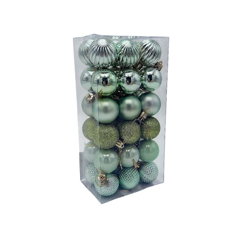 Set 36 globuri de Craciun pentru brad - MagiaBradului