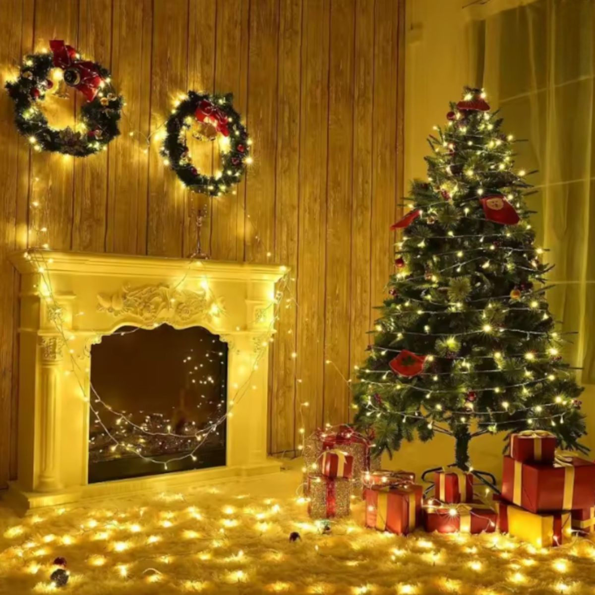 Instalație LED 18m cu 200 MicroLED-uri