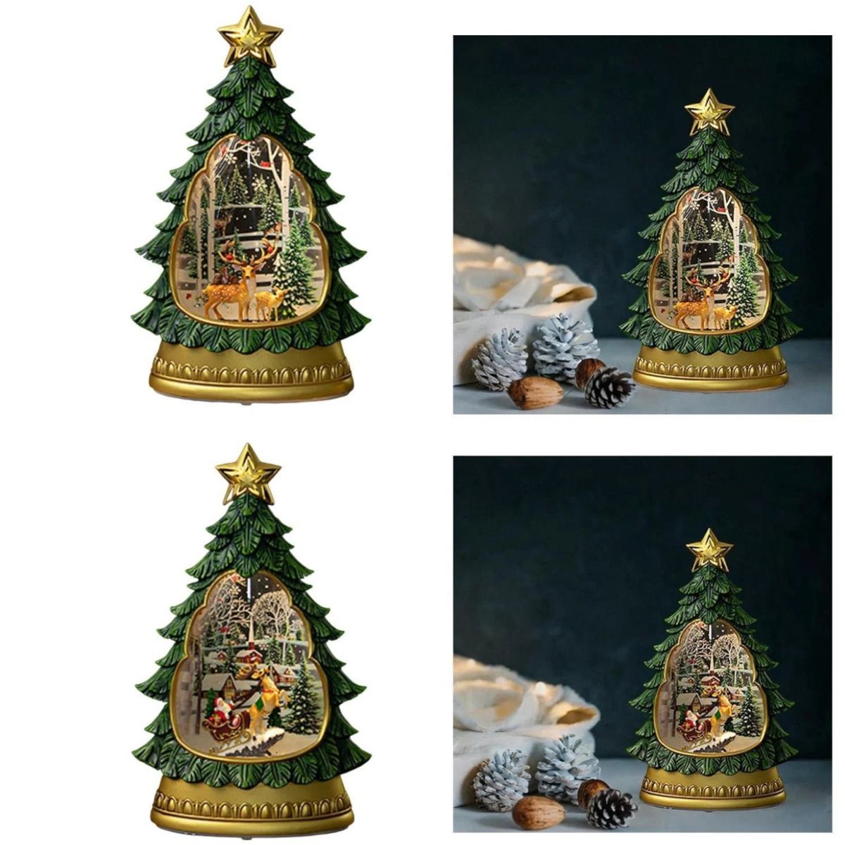 Felinar Muzical LED 31x20cm, Model Brad