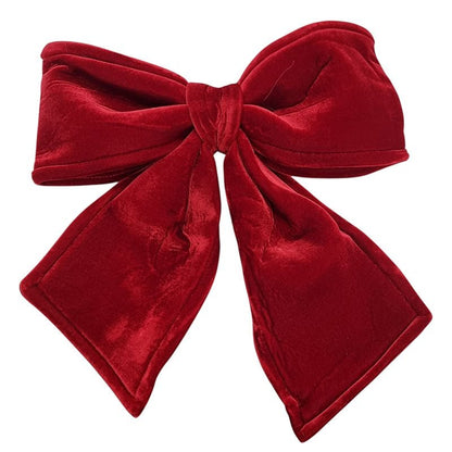 Fundă roșie din catifea - MagiaBradului