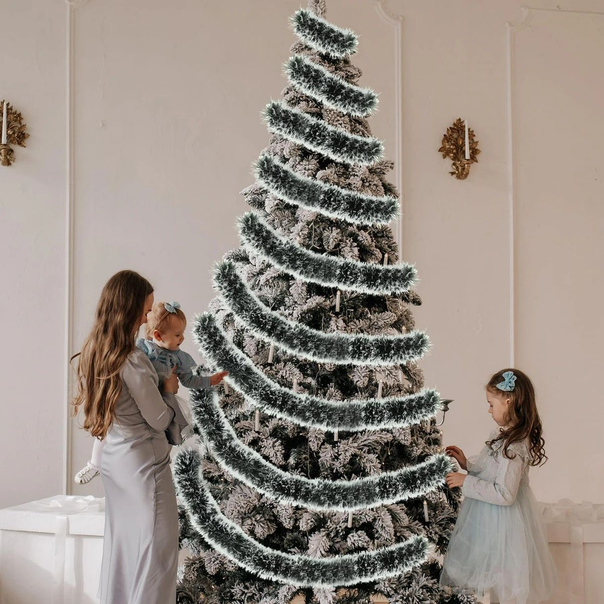 Beteala decorativa de Craciun 2 metri - MagiaBradului