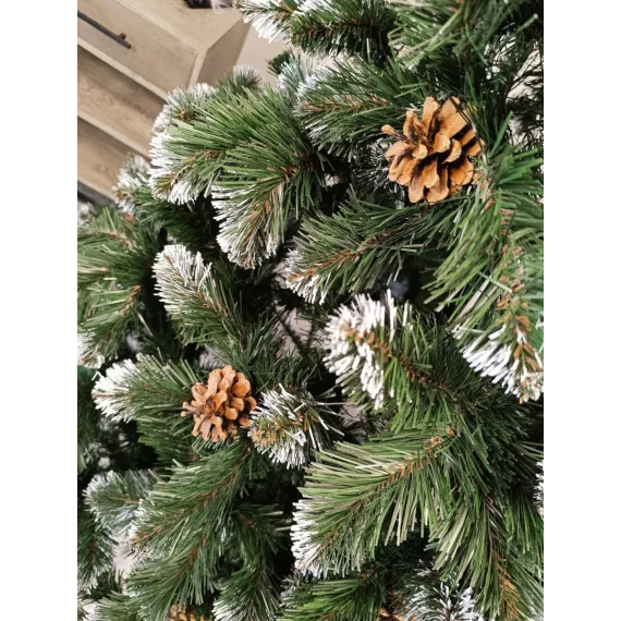 Brad artificial Christmas Lidia Nins cu conuri, 2D, 180cm Engros - MagiaBradului