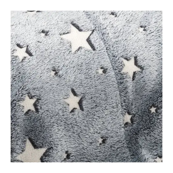 Pătura Soft Dreams Stars luminoasă, 100 x 150 cm - MagiaBradului