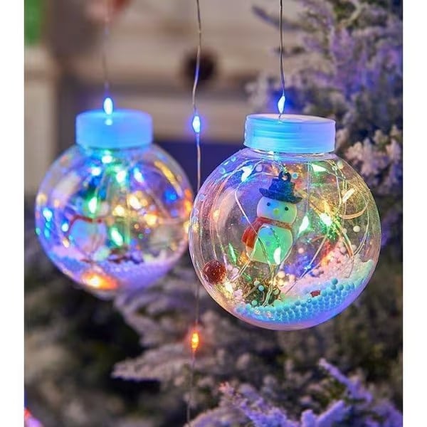 Instalatie de Craciun 3M, Tip Perdea luminoasa, 10 globuri