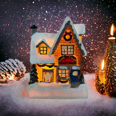 Căsuță decorativă cu lumini - MagiaBradului