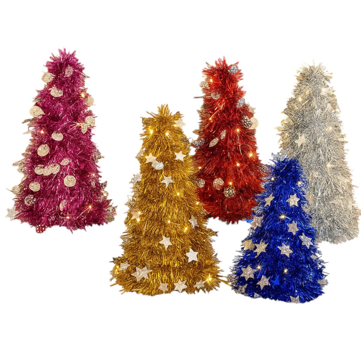 Decoratiune de Craciun Brad cu Stelute
