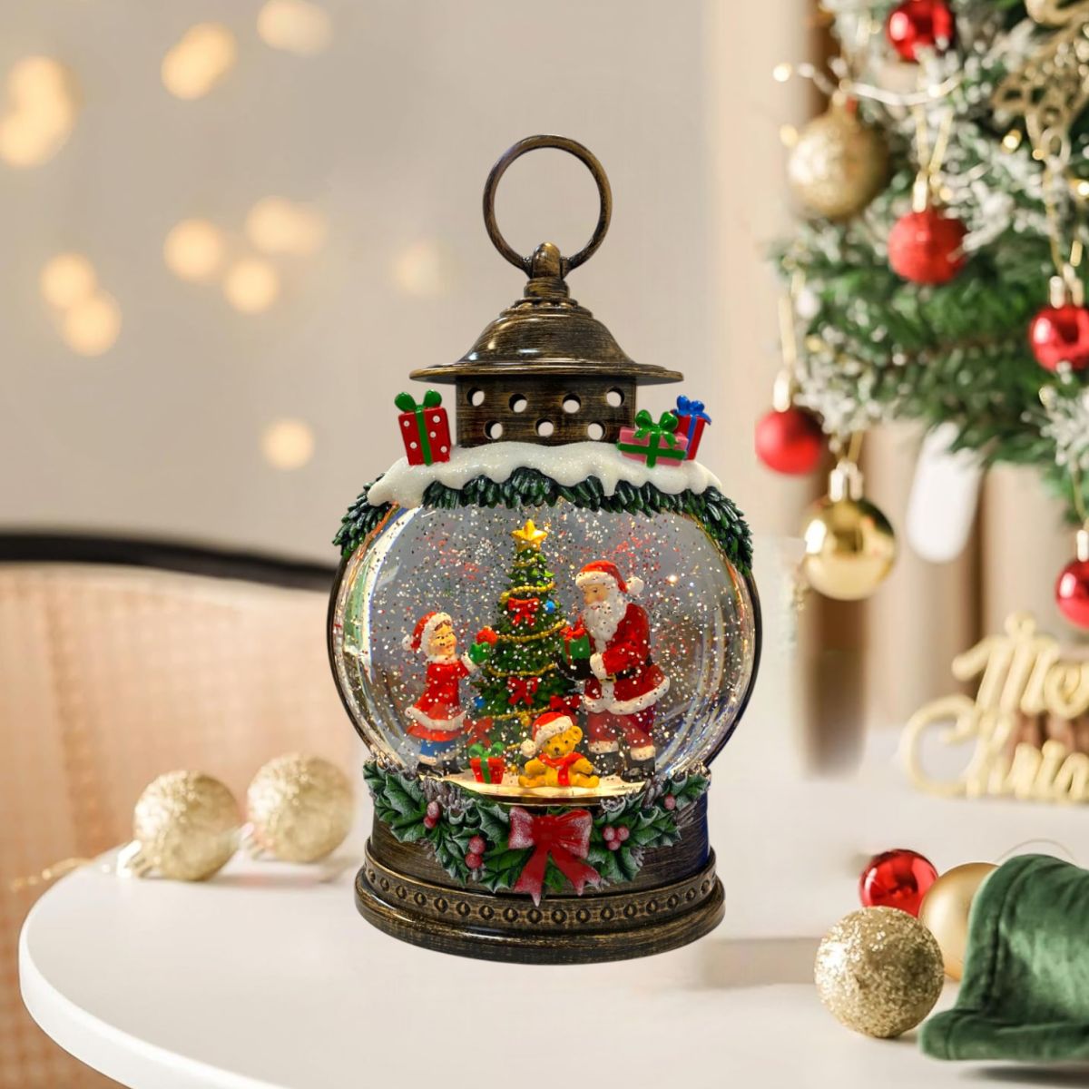 Felinar de Crăciun 26x19cm