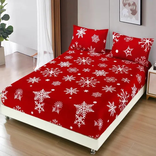 Huse de saltea cocolino cu 2 fete perne model de Craciun - MagiaBradului