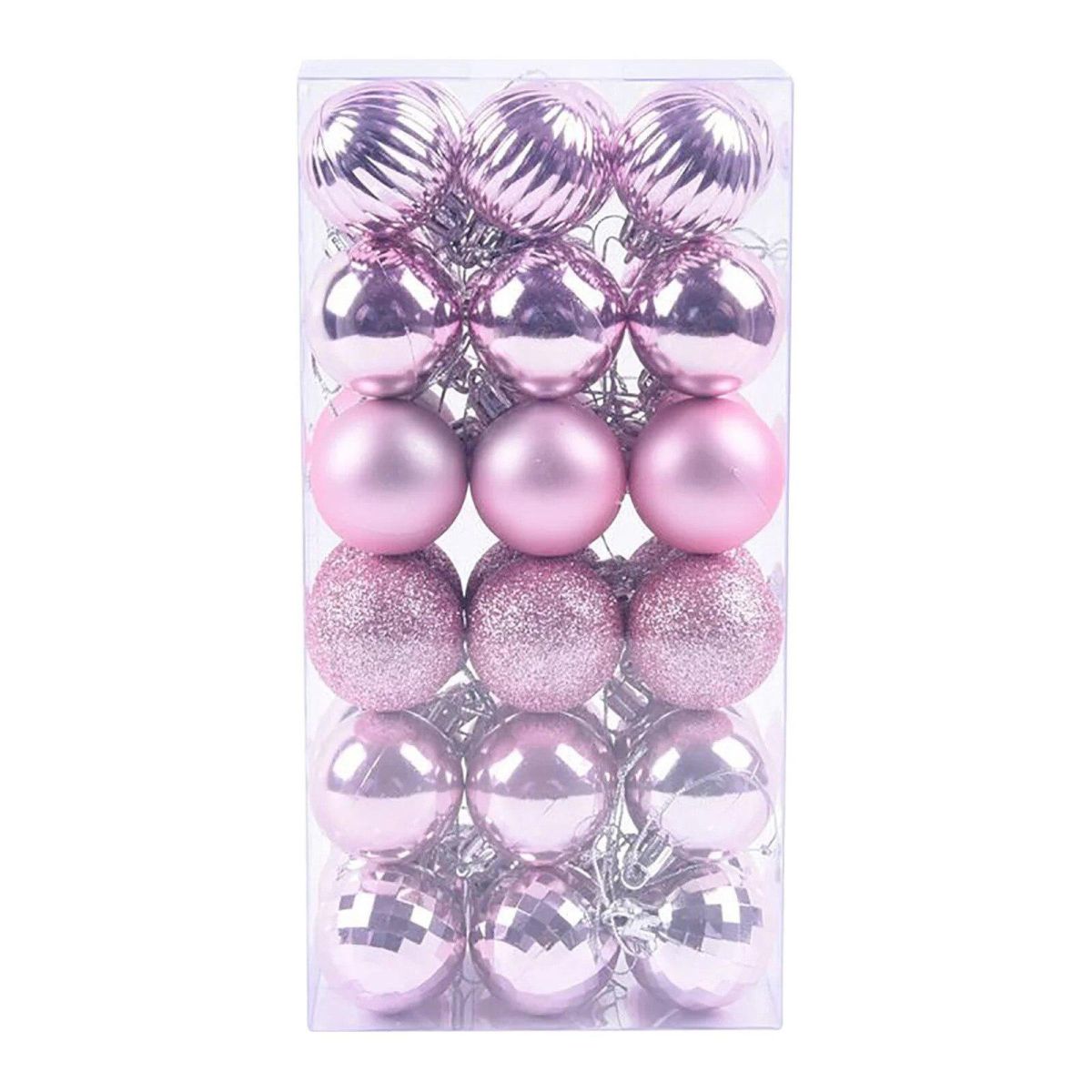 Set 36 globuri de Craciun pentru brad