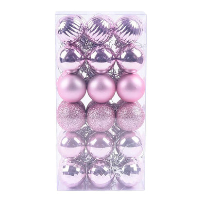 Set 36 globuri de Craciun pentru brad