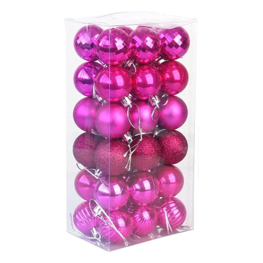 Set 36 globuri de Craciun pentru brad - MagiaBradului