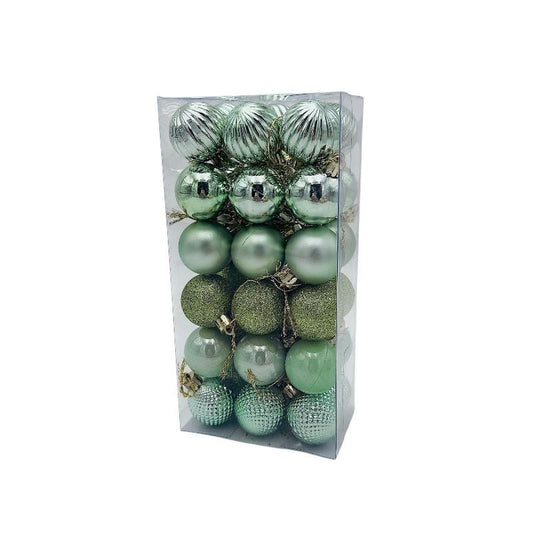 Set 36 globuri de Craciun pentru brad - MagiaBradului