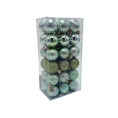 Set 36 globuri de Craciun pentru brad - MagiaBradului