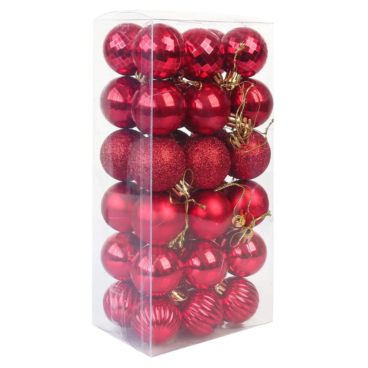 Set 36 globuri de Craciun pentru brad - MagiaBradului