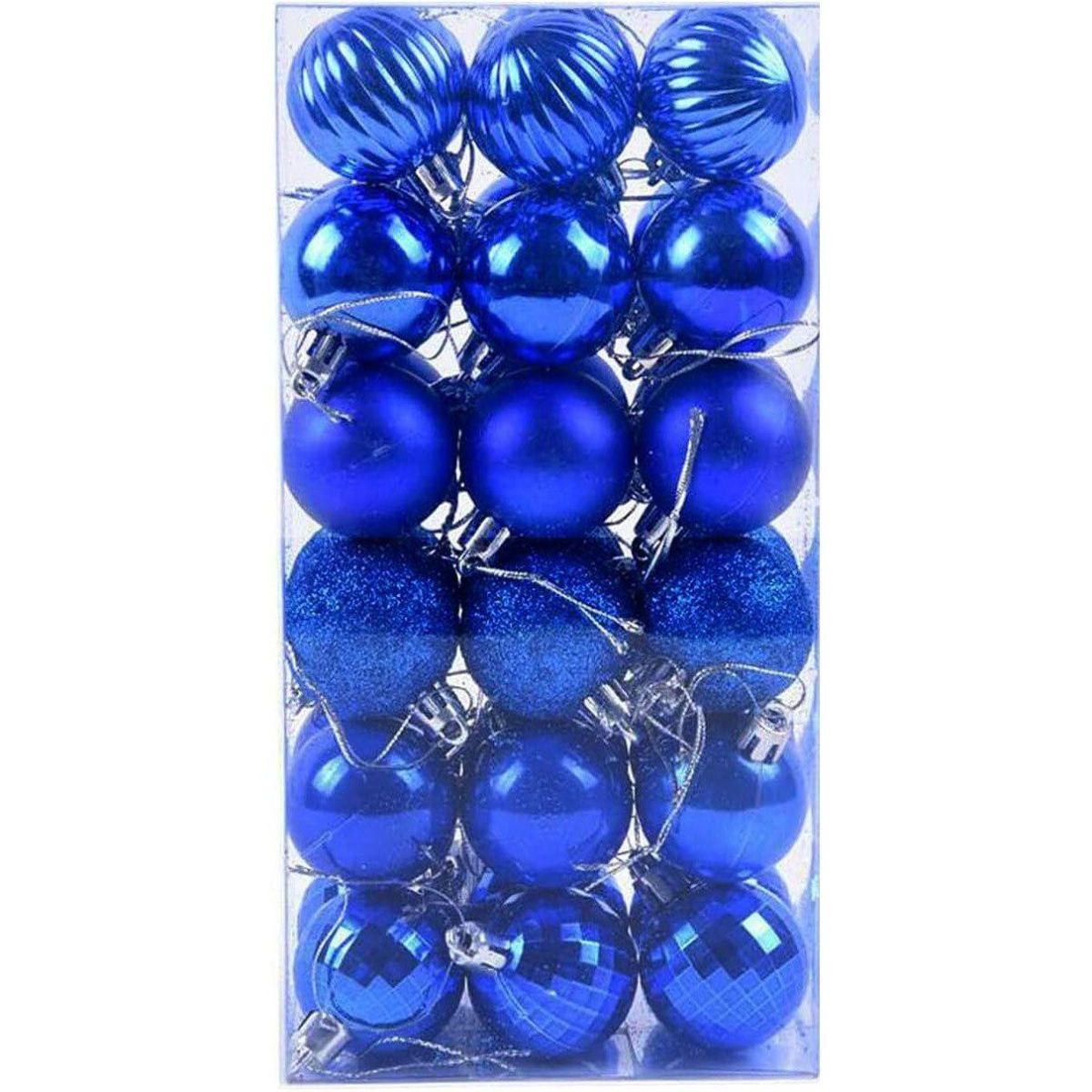 Set 36 globuri de Craciun pentru brad - MagiaBradului