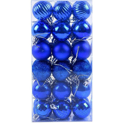 Set 36 globuri de Craciun pentru brad - MagiaBradului