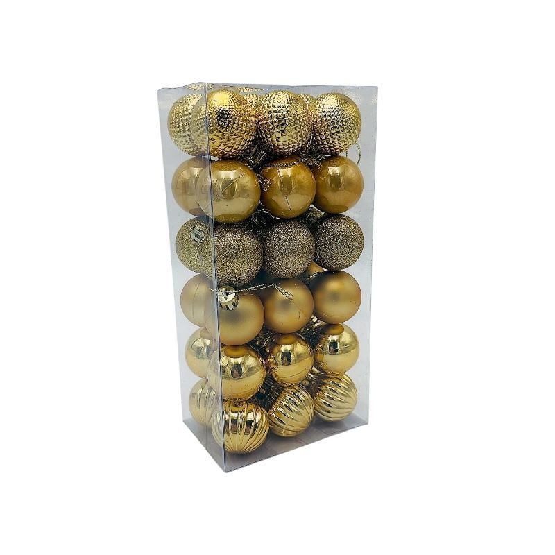 Set 36 globuri de Craciun pentru brad - MagiaBradului