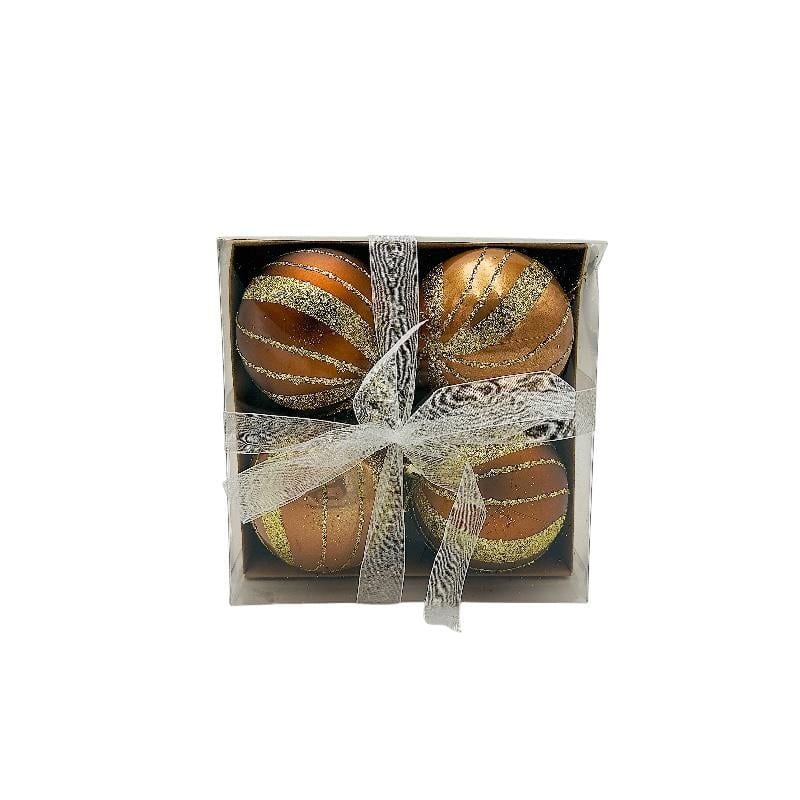 Set 4 globuri de Craciun pentru brad - MagiaBradului