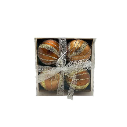 Set 4 globuri de Craciun pentru brad - MagiaBradului