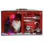 Set cadou cană cu capac ,linguriță și ornament Crăciun - MagiaBradului