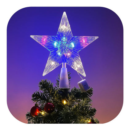 Stea de Craciun 14x14cm Varf de Brad