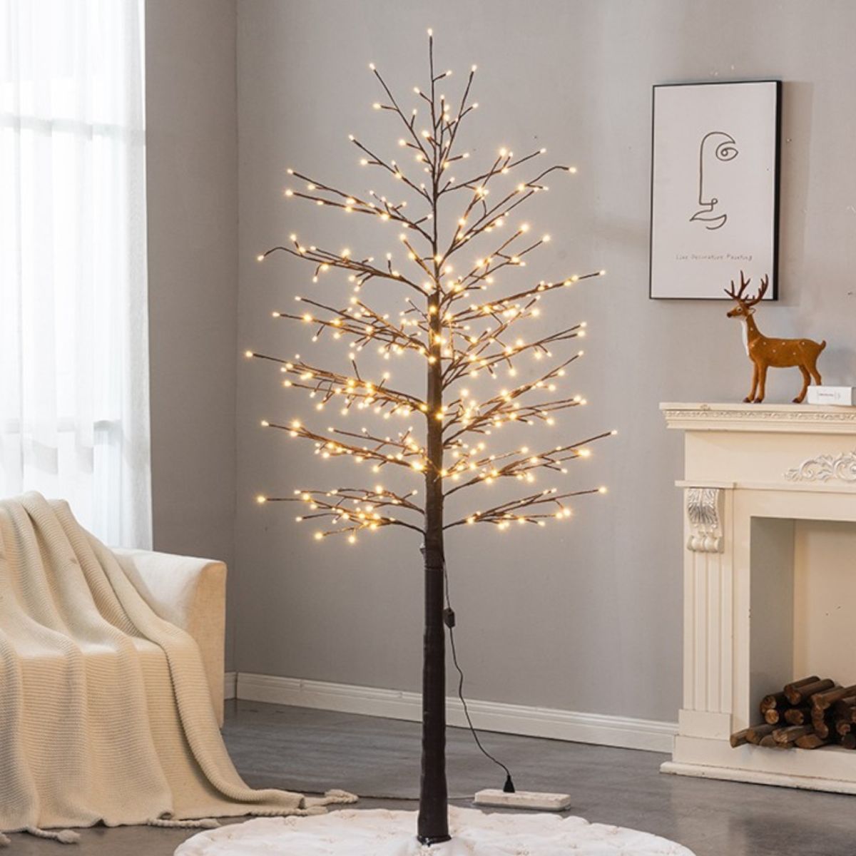 Pom Decorativ 160cm, Brad Artificial de Craciun