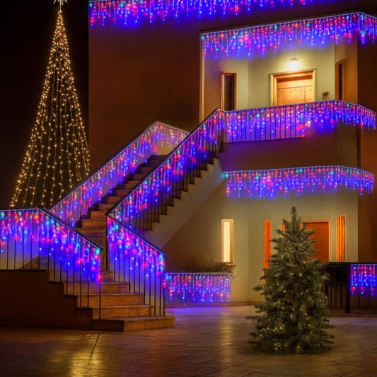 Instalație de Crăciun Franjuri 12m