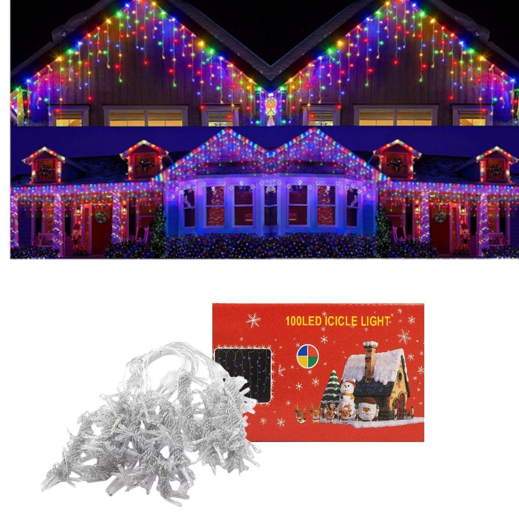 Instalație de Crăciun Franjuri 12m