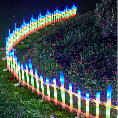 Gard Decorativ de Crăciun 3mx29cm cu Lumină LED Multicoloră