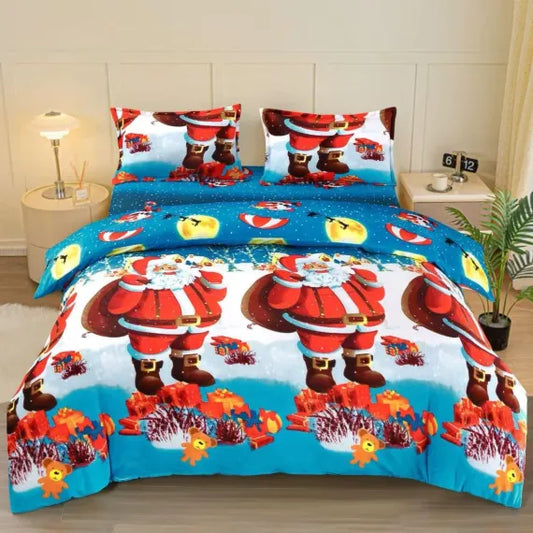 Lenjerii de Crăciun Cocolino Premium, 4 piese,  – moale, călduroasă și perfectă pentru sezonul sărbătorilor. - MagiaBradului